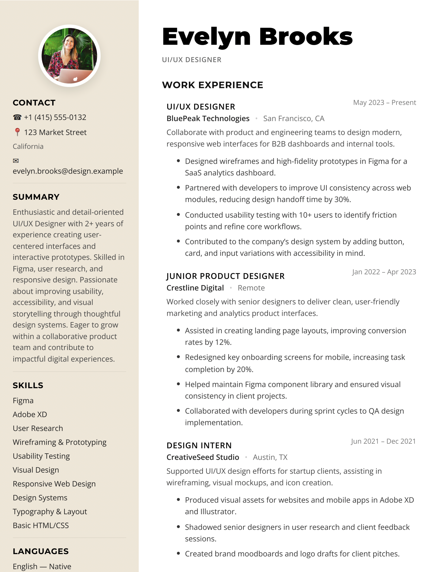 Two-Column (ATS-friendly)